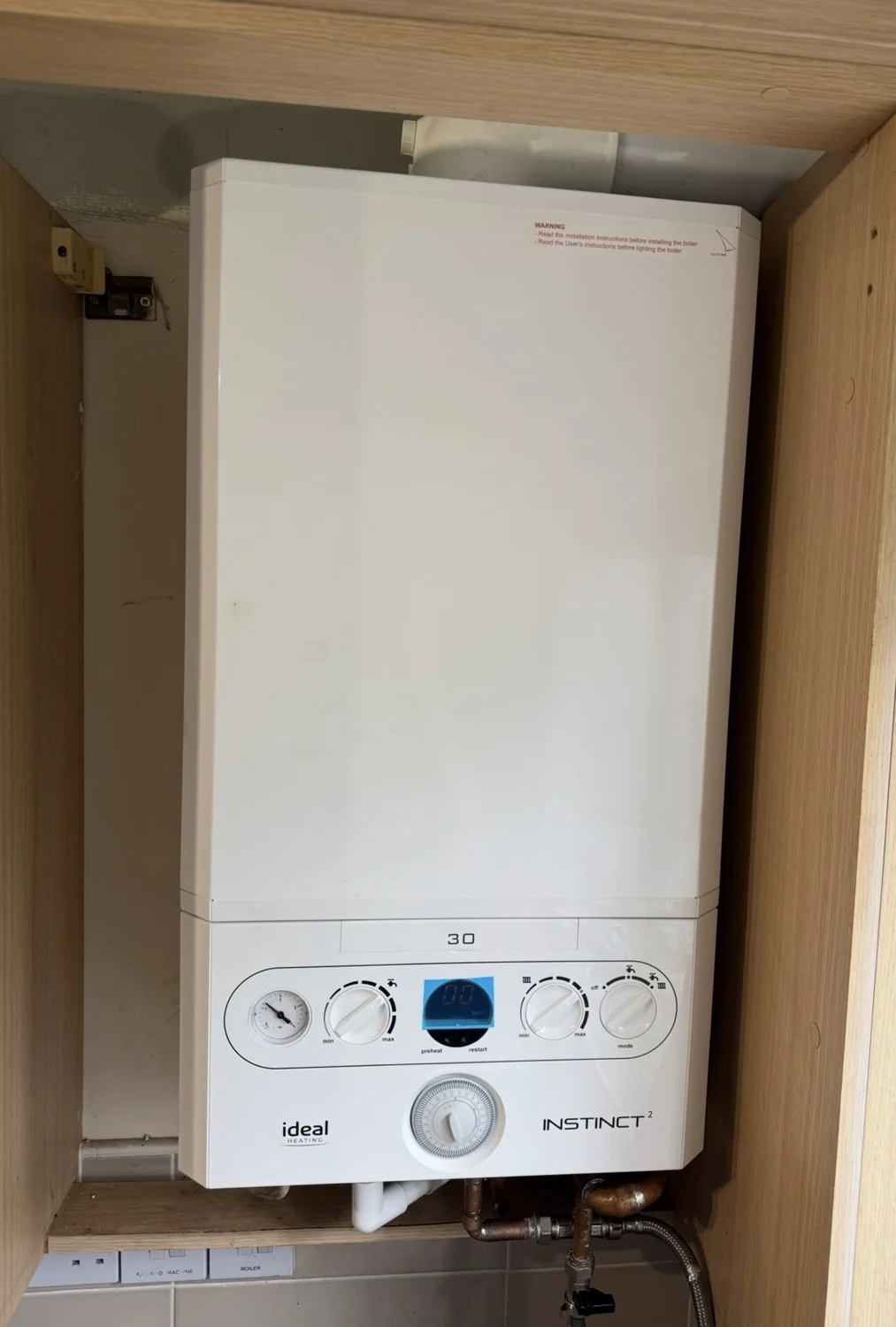 Potterton gas boiler from McCarron’s work gallery